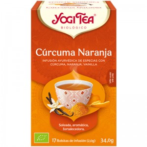 Yogi Tea C&uacute;rcuma Naranja 17 Filtros