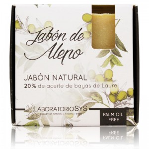 Jab&oacute;n De Alepo al 20% 80 Grs. SYS