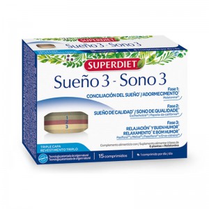 Sue&ntilde;o 3 15 Comprimidos Superdiet