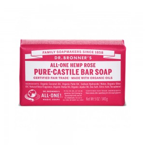 Jab&oacute;n De Rosas Bio 140 g Dr. Bronner's