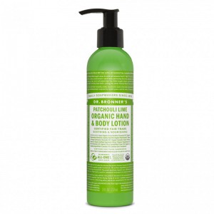 Loci&oacute;n De Pachouli Y Lima Bio 240ml Dr. Bronner's