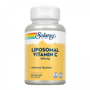 Liposomal Vitamina C 500mg 100 C&aacute;ps. Solaray