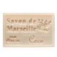 Jabón De Marsella De Coco 125G. Savonnerie