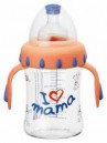 Biber&oacute;n Cuello Ancho Asas I Love Mama 350ml