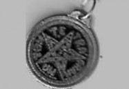 Colgante Medall&oacute;n Tetragramat&oacute;n