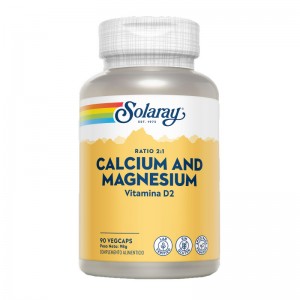 Calcium Y Magnesium 90C&aacute;ps. Solaray