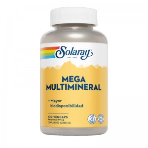 Mega Multi Mineral 120 C&aacute;ps. Solaray