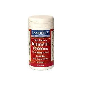 Turmeric 10.000mg (Cúrcuma) 60 Tabletas Lamberts