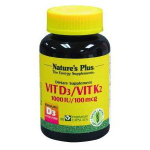 Vitamina D3 Y K2 Nature's Plus