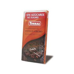 Chocolate Negro Con Pepitas Cacao Sin Azúcar