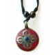 Colgante Doble Dorje Coral
