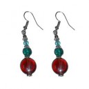 Pendientes Rojo Y Azul