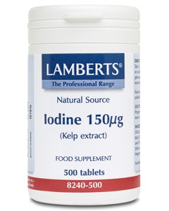 Yodo 150 &micro;g (Extracto de Kelp) 500 Tabs