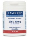 Zinc 30 mg (como Gluconato) 100 Tabs