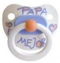 Chupete L&aacute;tex Pap&aacute; Mejor (Pastel) +12M