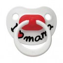 Chupete Silicona I Love Mama (Rojo) 0-6M