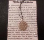 Colgante Tetragramaton Plata Mediano