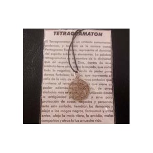 Colgante Tetragramaton Plata Mediano