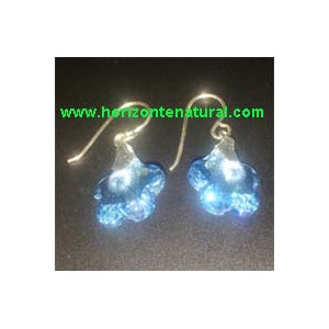 Pendientes Flor Celeste