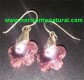 Pendientes Flor Rosa