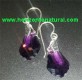 Pendientes Placa Morado