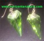 Pendientes Triángulo Verde Claro