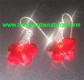 Pendientes Flor Rojo