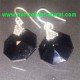 Pendientes Octógono Negro