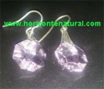 Pendientes Oct&oacute;gono Rosa