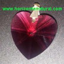 Colgante Coraz&oacute;n Burdeos