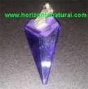 Colgante Tri&aacute;ngulo Morado