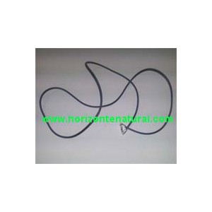 Cord&oacute;n Caucho Con Cierre De Plata