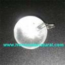 Colgante Cuarzo Blanco Bola
