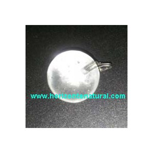 Colgante Cuarzo Blanco Bola