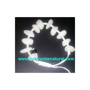 Pulsera Tibetana Cuarzo Blanco