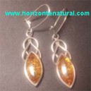 Pendientes Largos &Aacute;mbar 