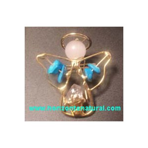 Broche &Aacute;ngel Cuarzos