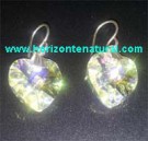 Pendientes Coraz&oacute;n Transparente