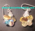 Pendientes Flor Transparente