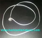 Cord&oacute;n Gris Plata Con Cierre De Plata