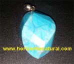Colgante Turquesa Tallada