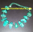 Pulsera Tibetana Cuarzo Verde