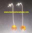 Pendientes Largos &Aacute;mbar 