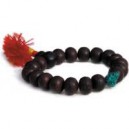 Pulsera - Mala Semillas De Bodhi Y Turquesa