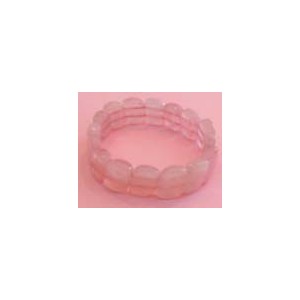 Pulsera Hoja Cuarzo Rosa