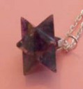 Colgante Merkaba Amatista + Cadena