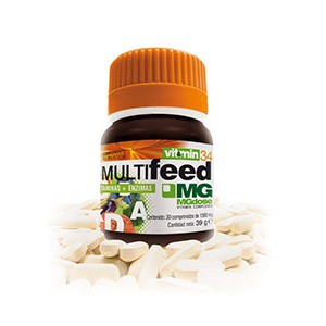 Multifeed (Vitaminas + Enzimas) 30 Compr. 