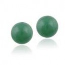 Pendientes Bola Aventurina Verde