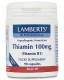 Tiamina (Vitamina B1) 100mg 90 Cáps. Lamberts