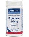 Riboflavina 50 mg (Vitamina B2) 100 C&aacute;ps.